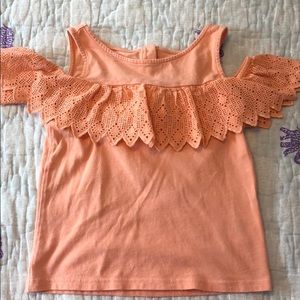 Janie and Jack Girl’s Cold Shoulder Top (Size 6)